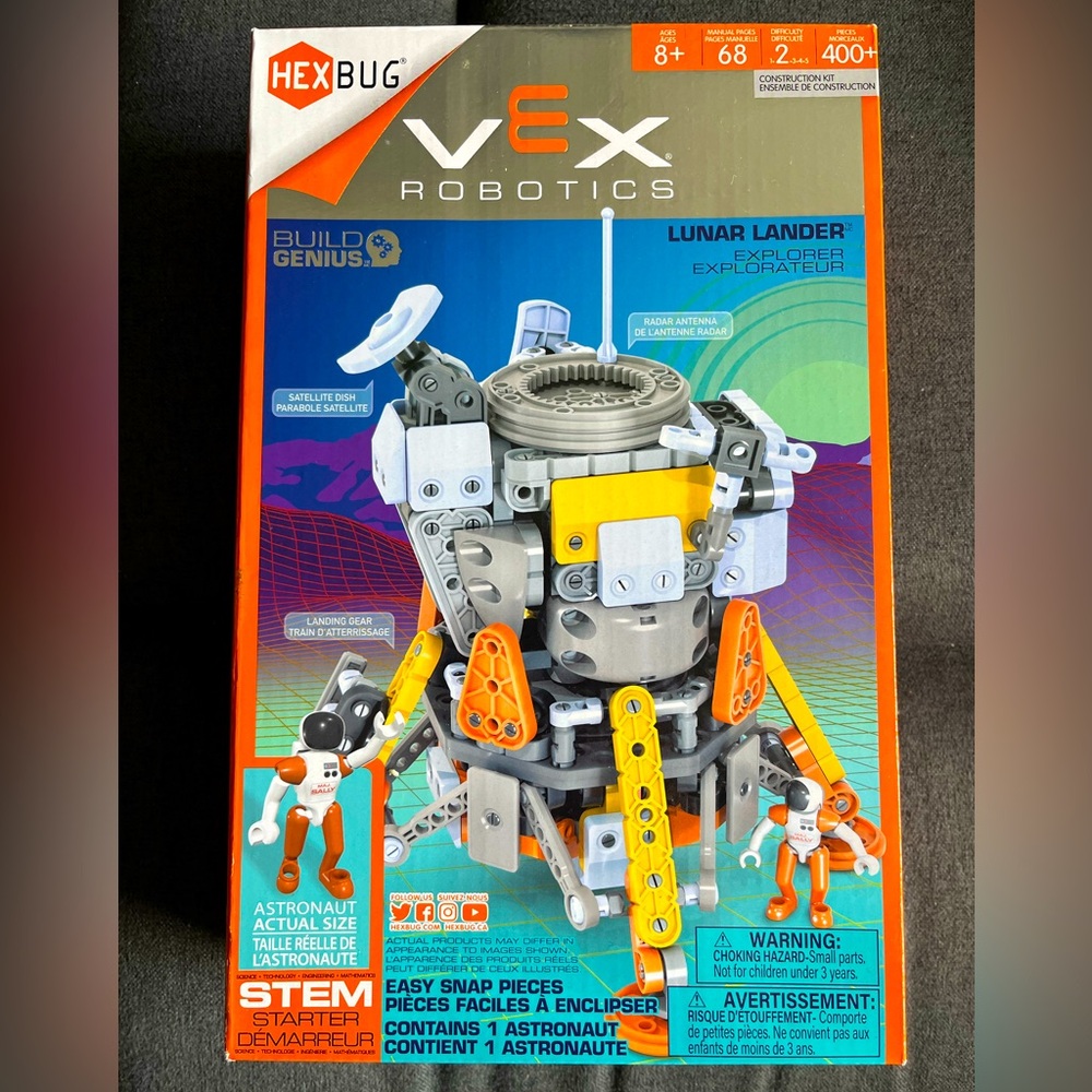 HEX BUG vex robotics lunar lander. BNIB